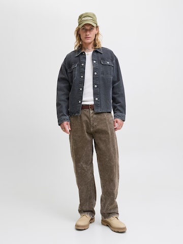 JACK & JONES Zvonové kalhoty Džíny 'JPSTALEX SMITH' – zelená