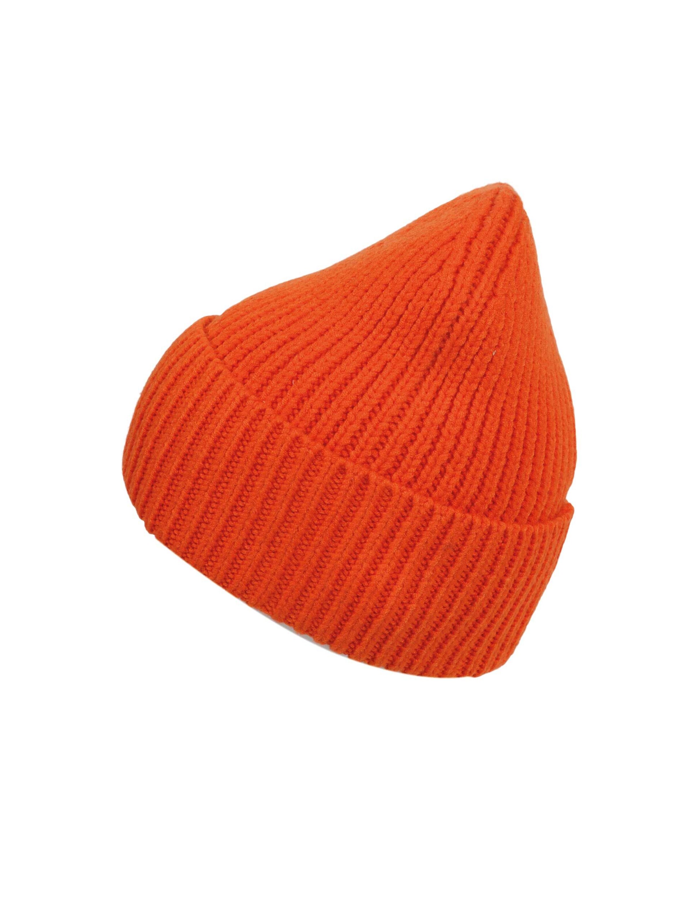 SAMAYA Strickmütze 'Ella' in Orange