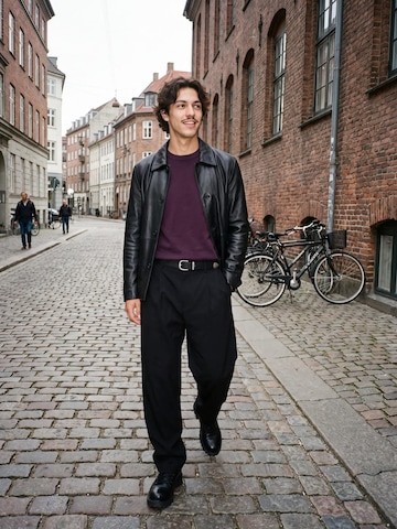 JACK & JONES Tröja 'JJBlamilano' i röd