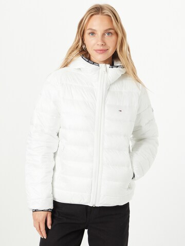 Regular Veste mi-saison Tommy Jeans en blanc : devant