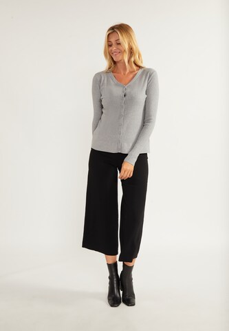 usha BLACK LABEL Knit cardigan in Grey