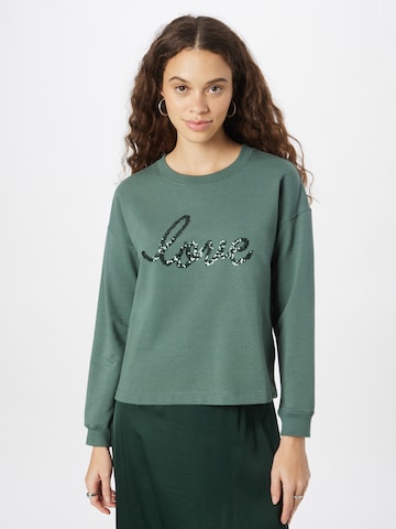 ABOUT YOU Sweatshirt 'Valentine' in Green: front