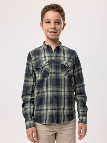 By Diess Collection Comfort fit Button up shirt in Blue: front