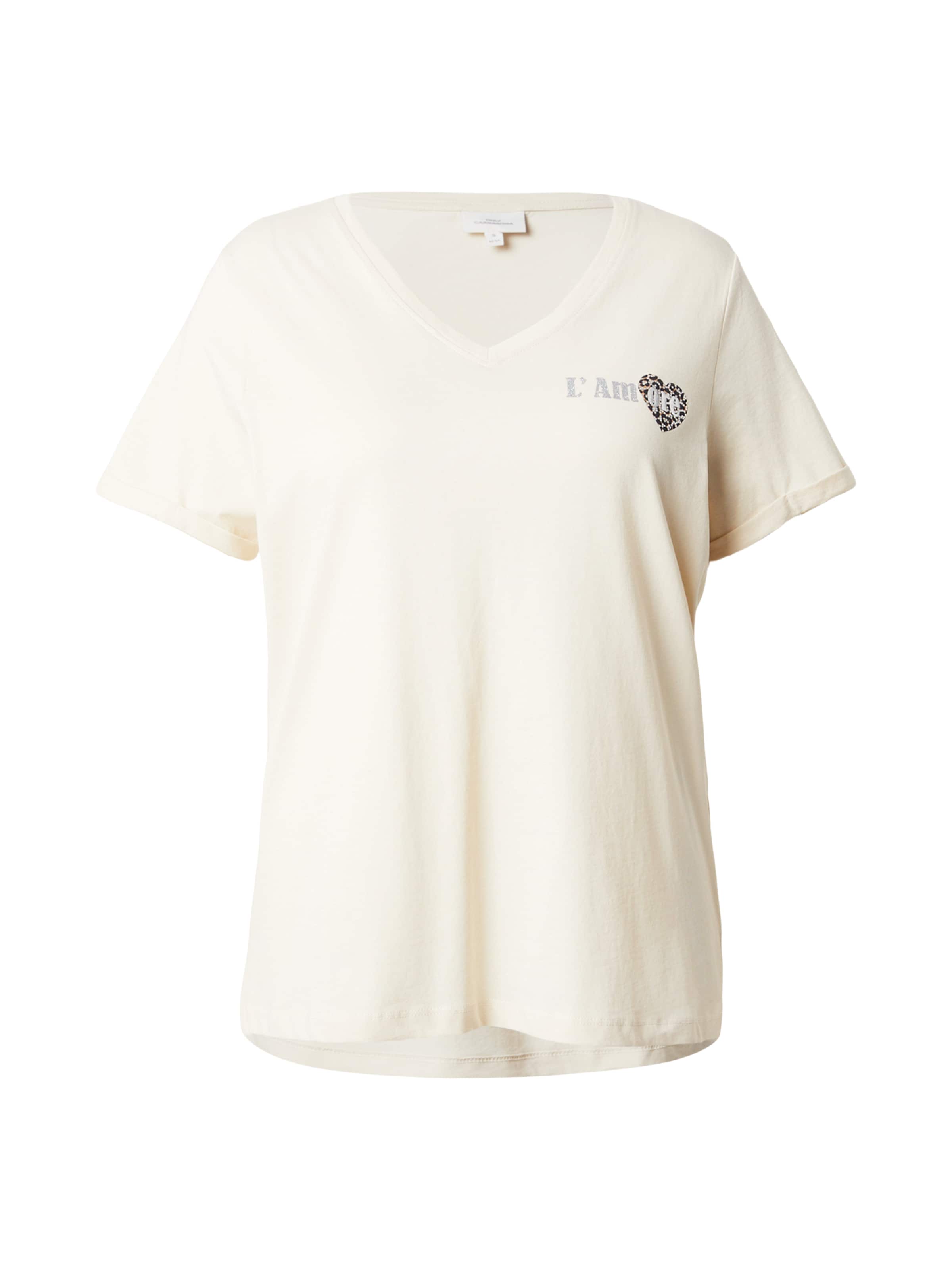 ONLY Carmakoma Shirt 'CARBEA' in Beige: front