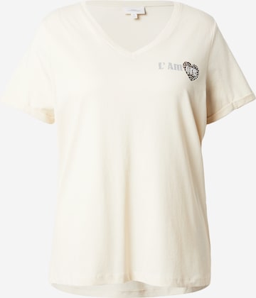 ONLY Carmakoma Shirt 'CARBEA' in Beige: front