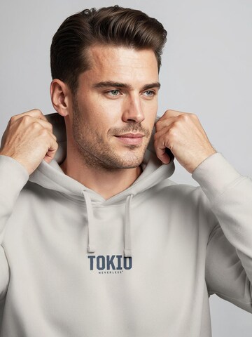 Neverless Sweatshirt 'Tokio' in Beige