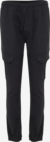 Threadbare lange Cargohose 'Garrix' in Schwarz: Vorderseite