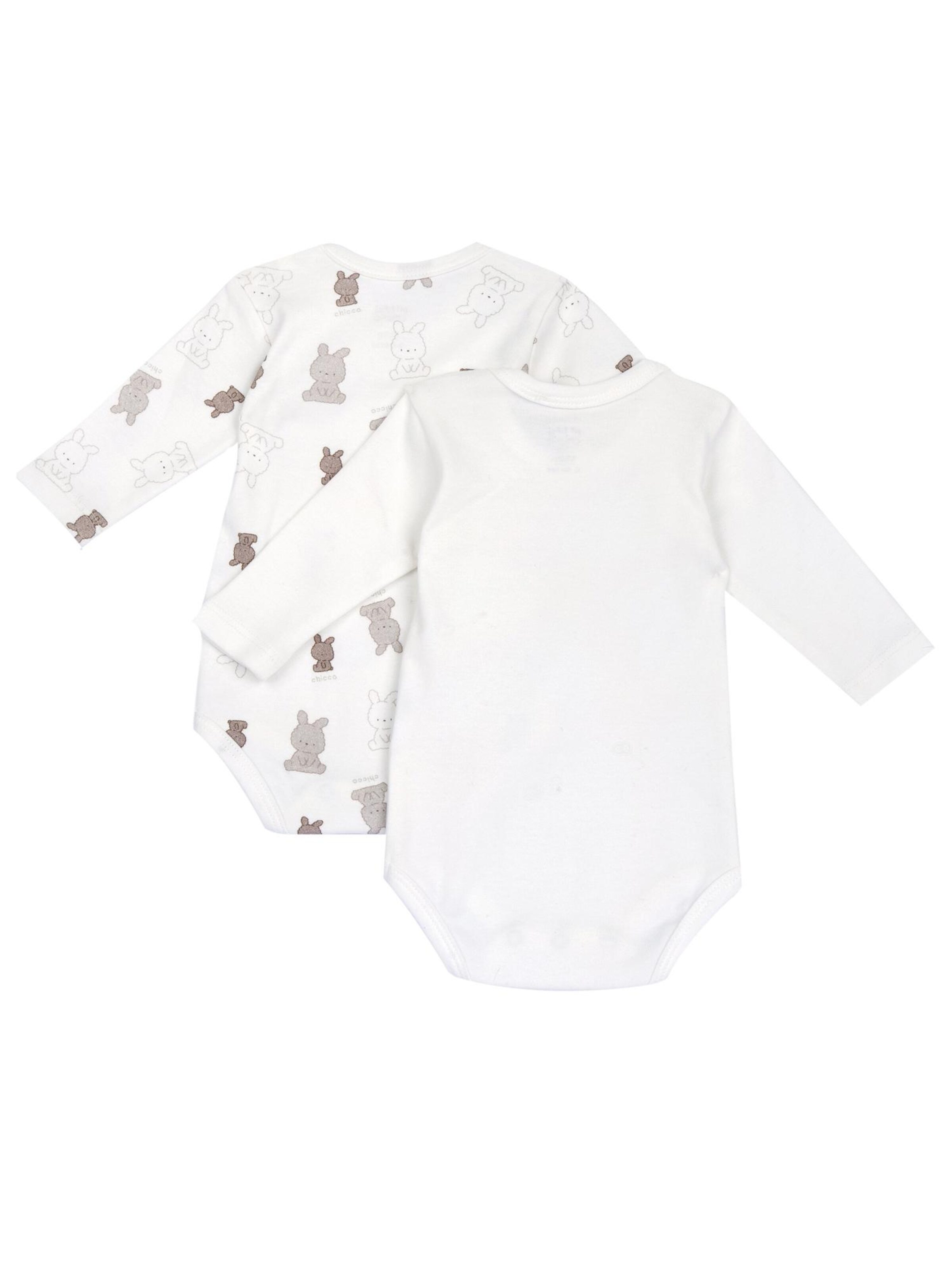 Chicco Potkuhousut/body värissä valkoinen