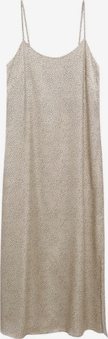 MANGO Summer Dress 'Bird' in Beige: front