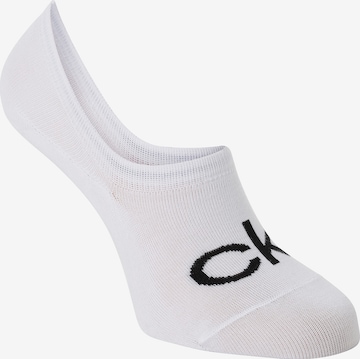 Calvin Klein Socks in White: front