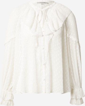 AllSaints - Blusa 'AVA' em bege: frente