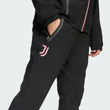 Coupe slim Pantalon de sport 'Juventus Tiro 25 Competition' ADIDAS PERFORMANCE en noir
