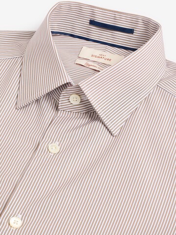 Next Slim fit Πουκάμισο σε μπεζ