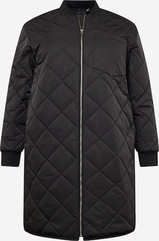 Veste mi-saison 'NATALIE' Vero Moda Curve en noir : devant