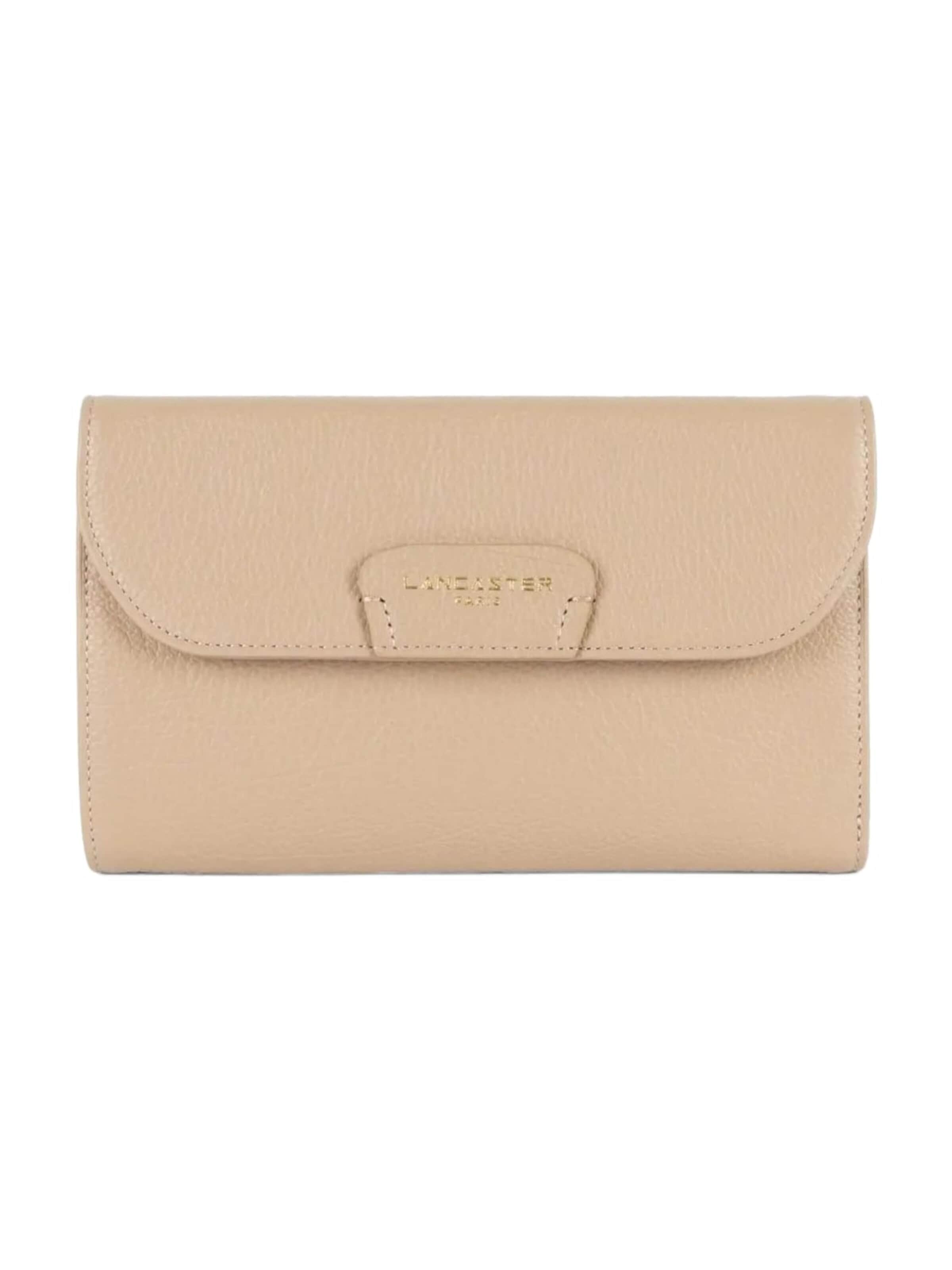 Porte-monnaies 'Lancaster Compagnon Dune Beige Foncé' LANCASTER Paris en beige : devant