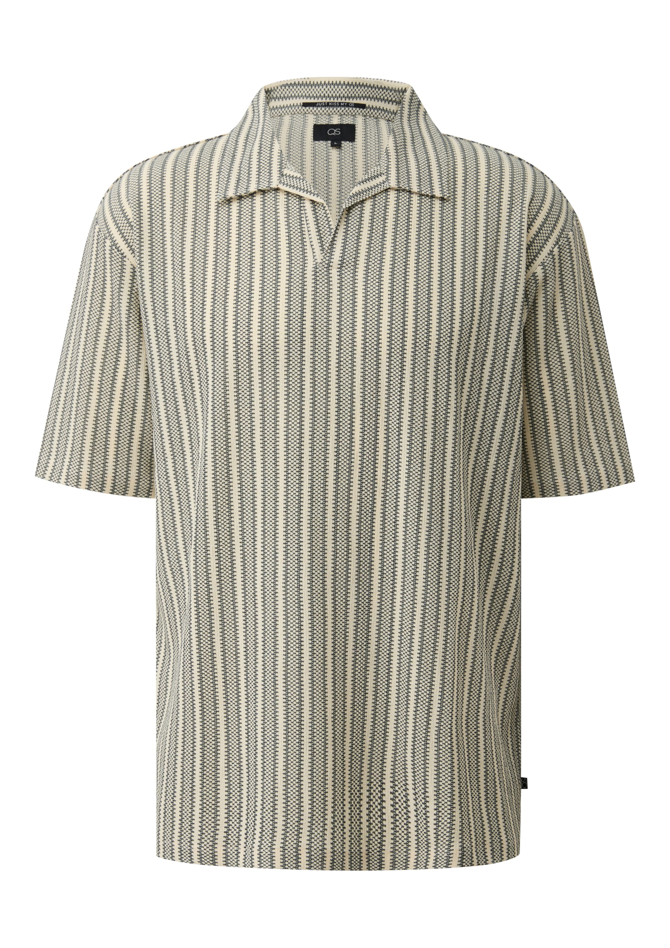 QS Shirt in Groen: voorkant