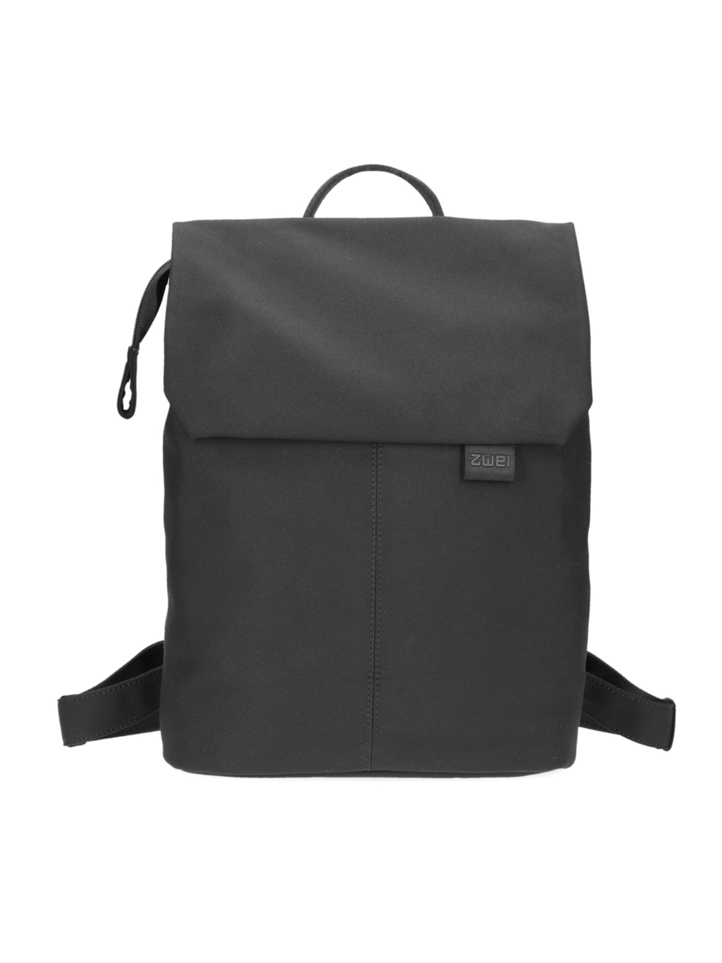 ZWEI Rucksack 'MADEMOISELLE.TEX MRTX13'‌‌‌‌‌‌ in Schwarz: Vorderseite