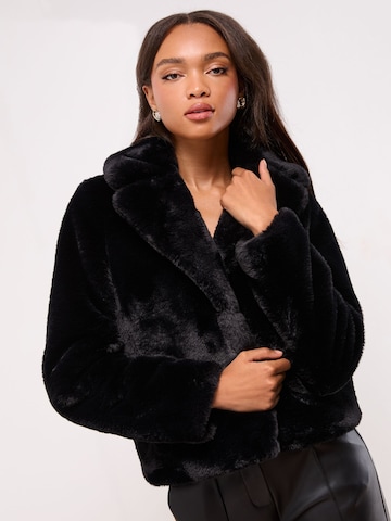 self. Płaszcz zimowy w kolorze czarny: przód