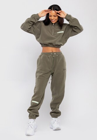 Tom Barron Tracksuit in Green: front