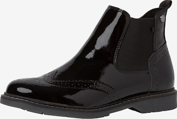 s.Oliver Chelsea Boots in Schwarz: predná strana