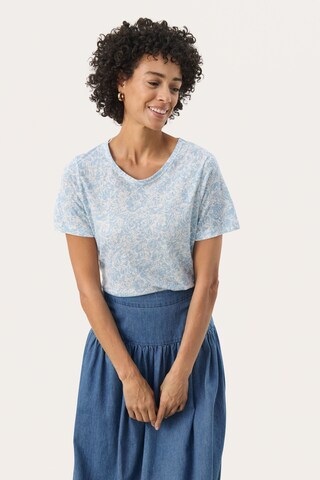 Part Two Shirt 'Nacima' in Blauw: voorkant