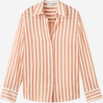 MANGO Блуза 'RAYO' в кафяво: отпред