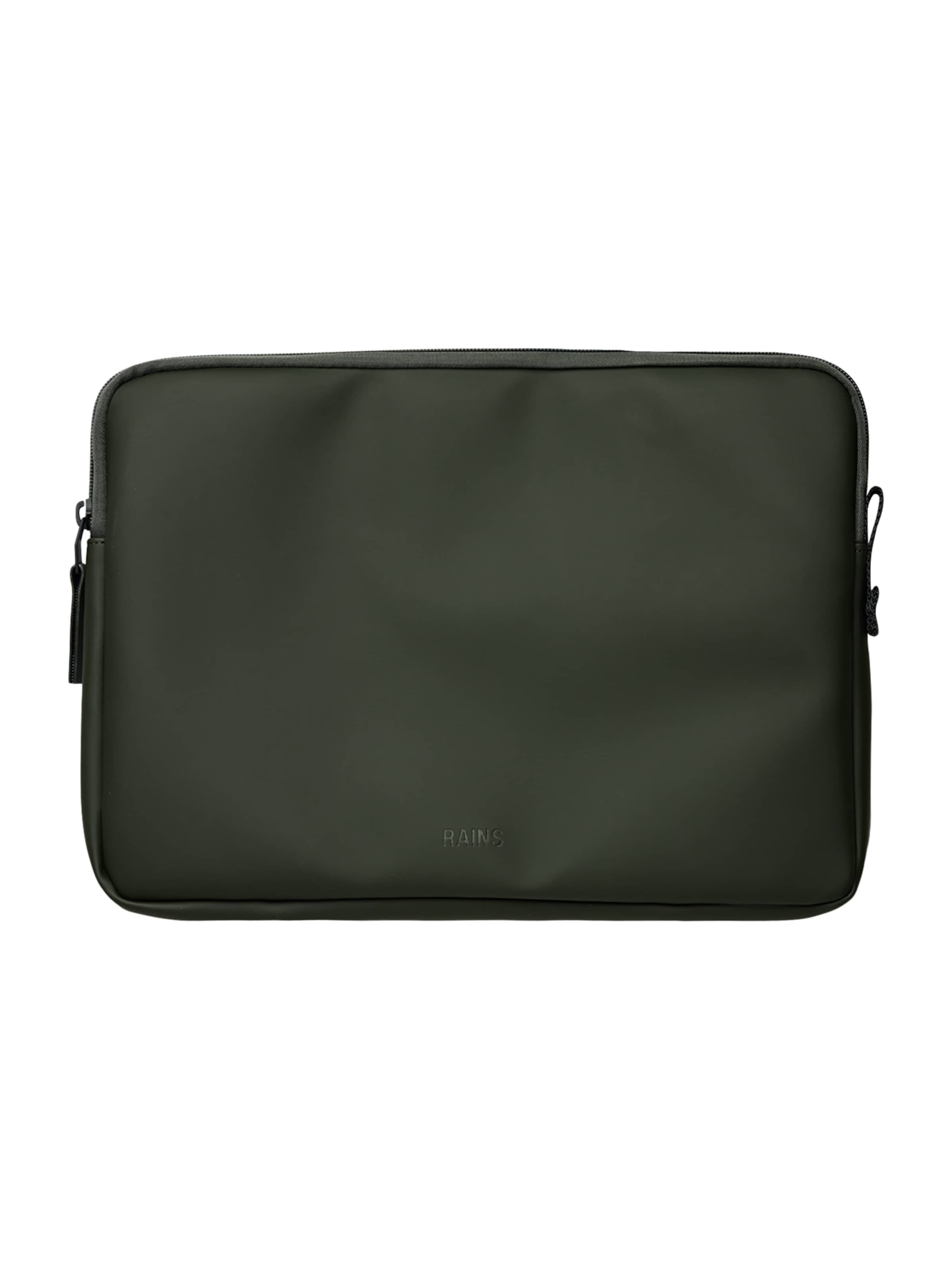 RAINS Laptoptaske 'Trail 15"/16"' i grøn: forside
