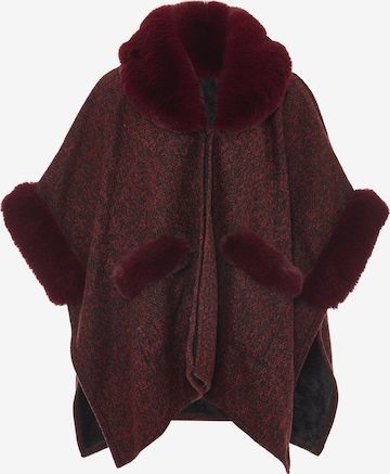 FRAULLY Cape in Red: front