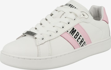Baskets basses 'Recoba' BIKKEMBERGS en blanc : devant