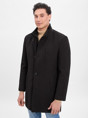 Finshley & Harding Winterjas 'Denver' in Zwart: voorkant