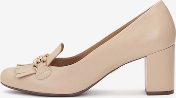 Kazar Pumps in Beige: front