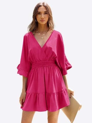 Robe Imily Bela en rose : devant