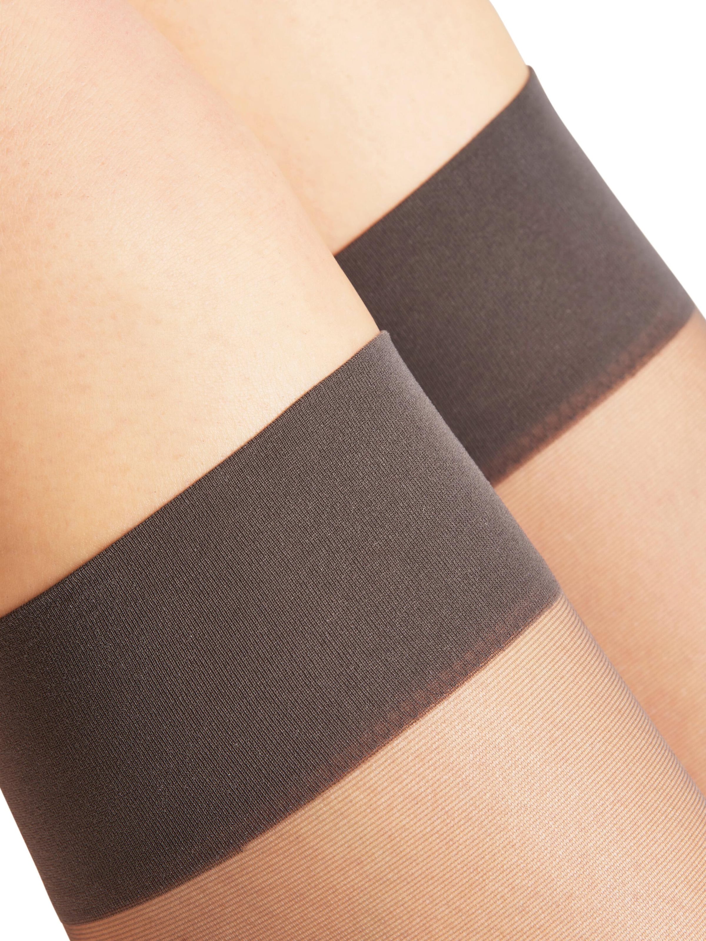 FALKE Knee High Socks 'Seidenglatt' in Grey