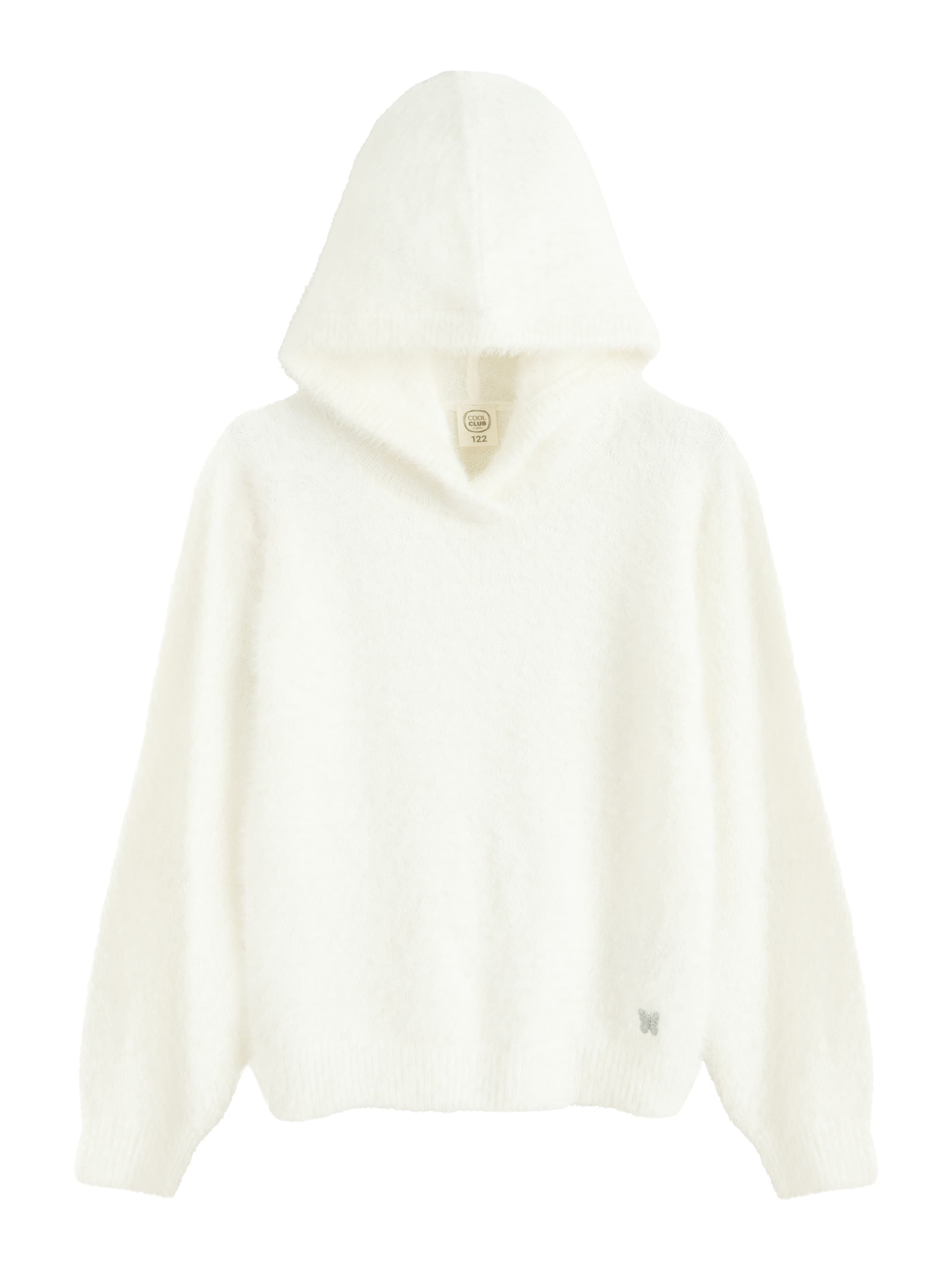 Cool Club Sweater in White: front