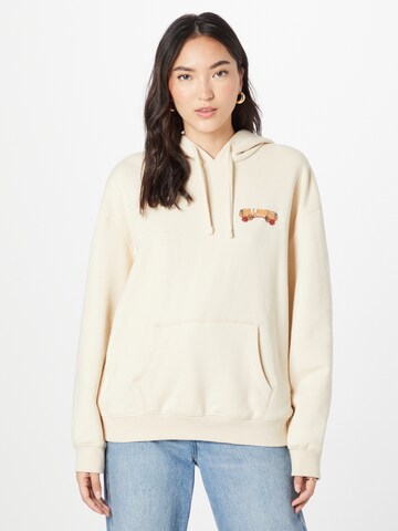 BILLABONG Sweatshirt 'RIDE OUT' in Weiß: predná strana