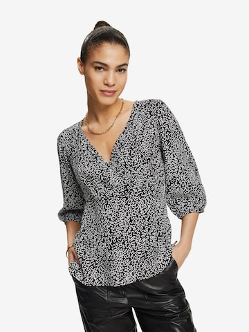 ESPRIT Blouse in Zwart: voorkant