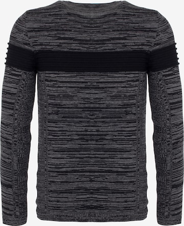 CIPO & BAXX Strickpullover in Grau: predná strana