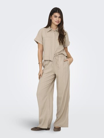Camicia da donna 'ONLCaro' di ONLY in beige