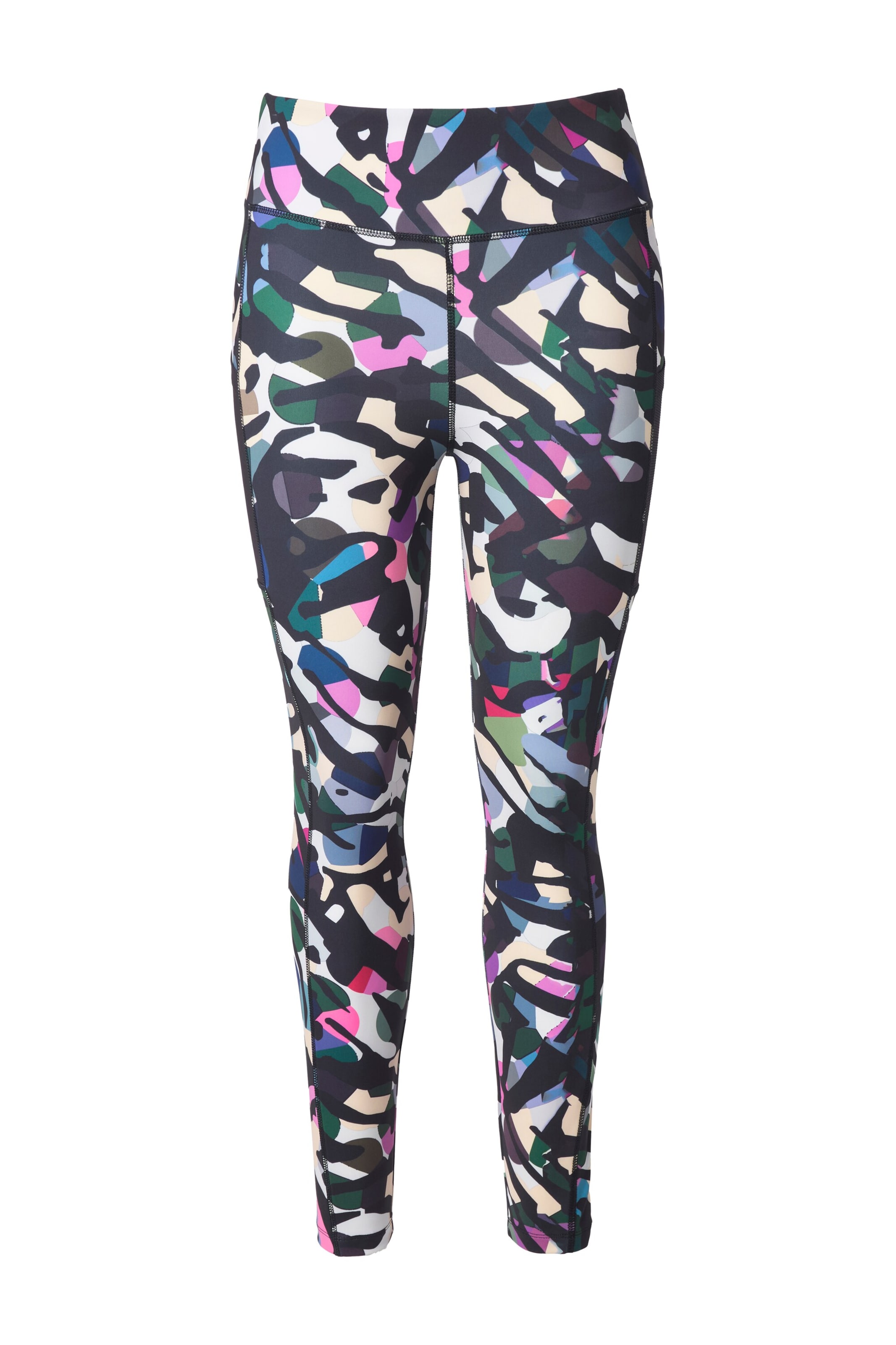 Ulla Popken Skinny Leggings in Gemengde kleuren: voorkant