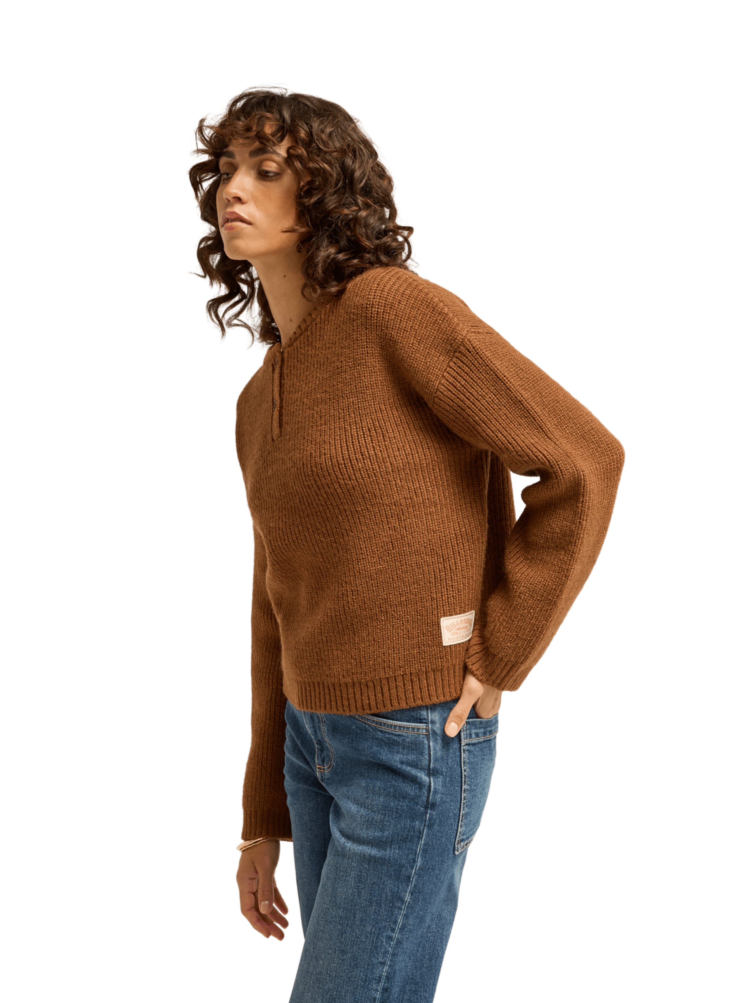 BILLABONG Pullover 'Windy Beach' in Braun
