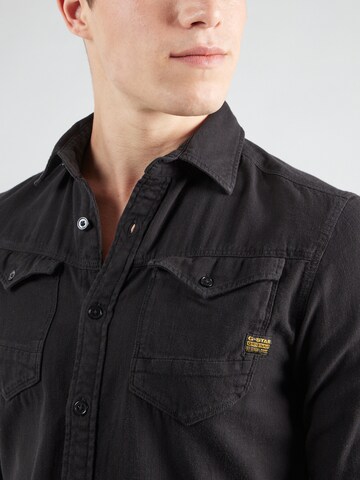 G-STAR - Ajuste regular Camisa en negro