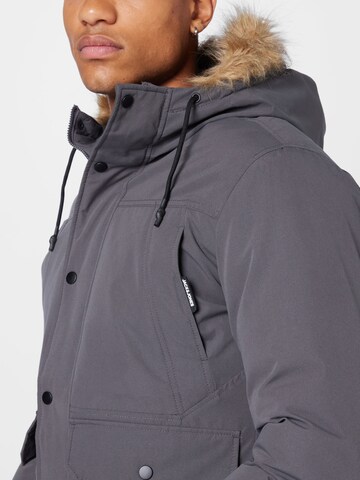 JACK & JONES Winter Jacket 'Winner' in Grey