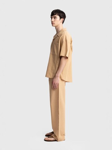 Comfort fit Maglietta di Giesto in marrone