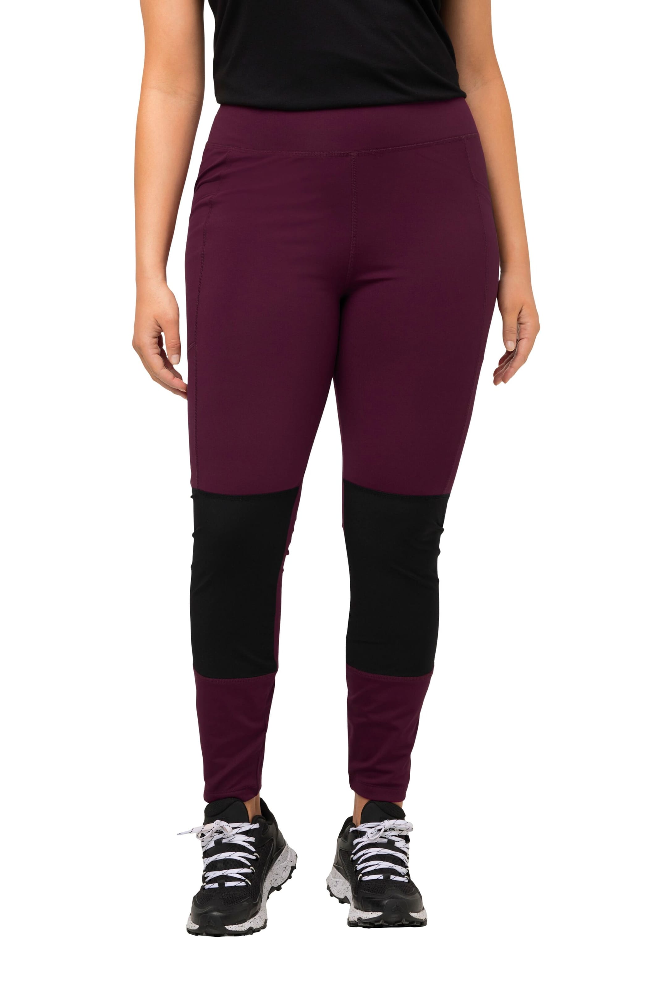 Ulla Popken Skinny Leggings in Lila: voorkant