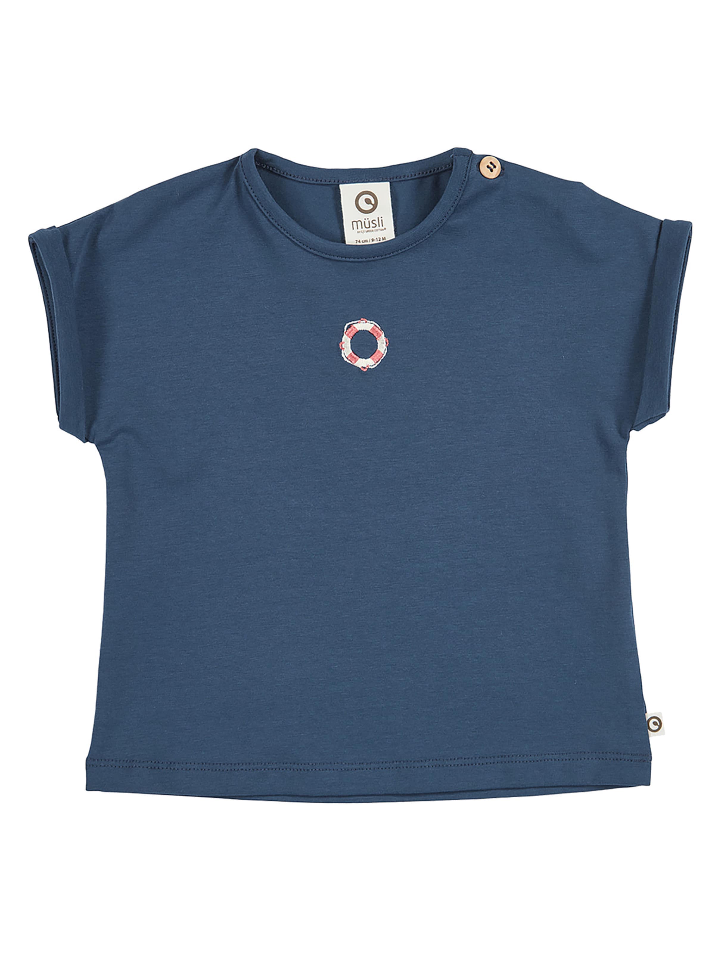 Müsli by GREEN COTTON T-Shirt= in Blau: Vorderseite