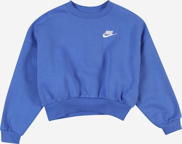 Felpa 'CLUB FLC' di Nike Sportswear in blu: frontale
