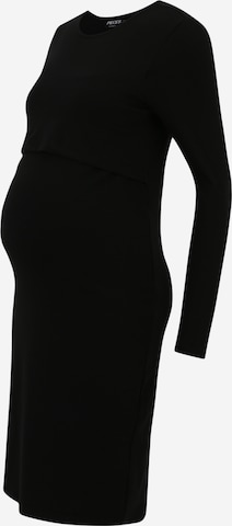Pieces Maternity Obleka 'HEBA' | črna barva: sprednja stran