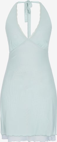 MYMO - Vestido em azul: frente