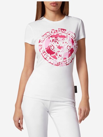 Plein Sport Shirt 'Carbon Tiger' in White