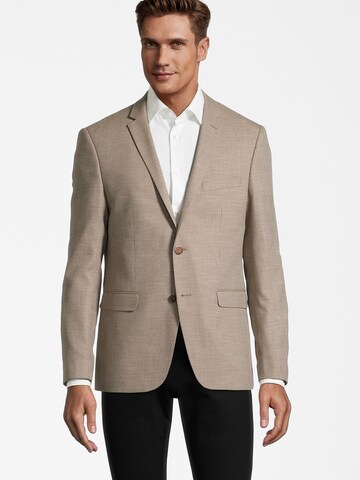 Steffen Klein Slim fit Colbert in Beige: voorkant